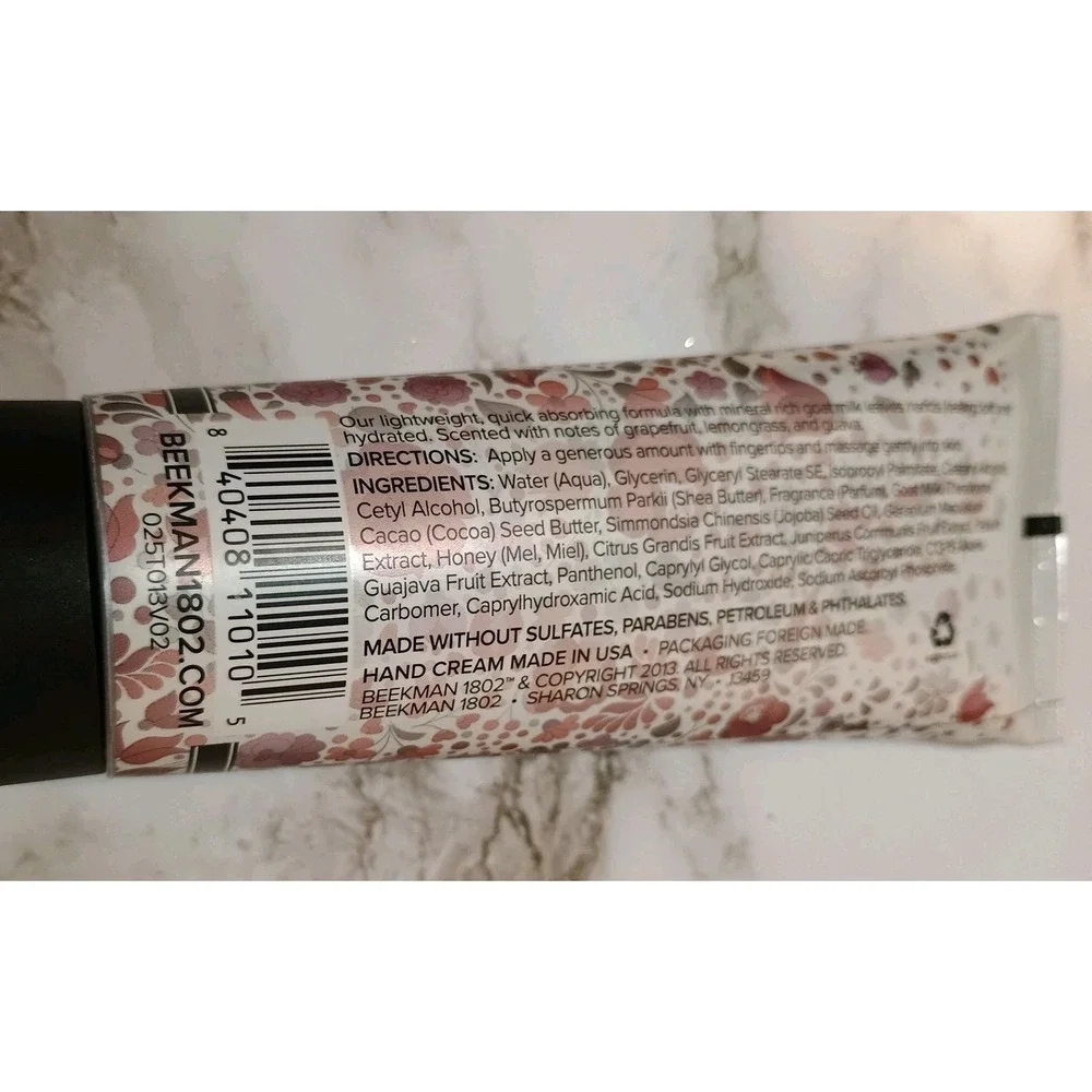 NEW Beekman 1802 Honeyed Grapefruit Goat Milk Hand Cream Bar Soap‎ Lip Balm
